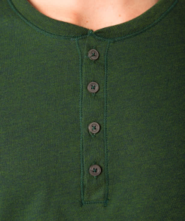 District 50/50 Long Sleeve Henley