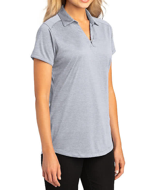 Port Authority Women's Digi Heather Lightweight Performance Polo