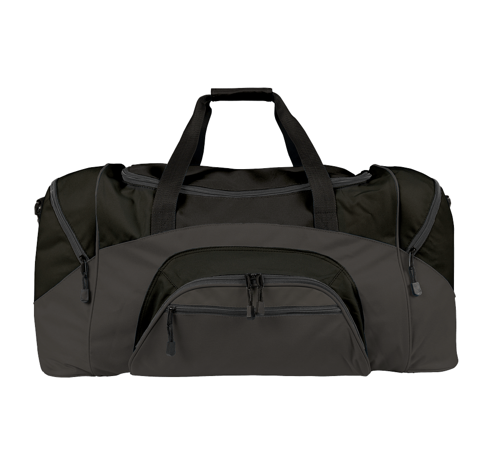 Port Authority Colorblock Gym Bag - Embroidered-default