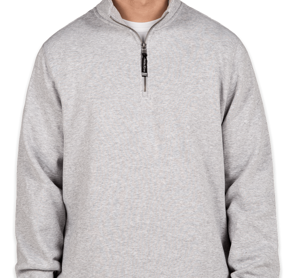 Charles River Crosswind Quarter Zip Sweatshirt - Printed-default