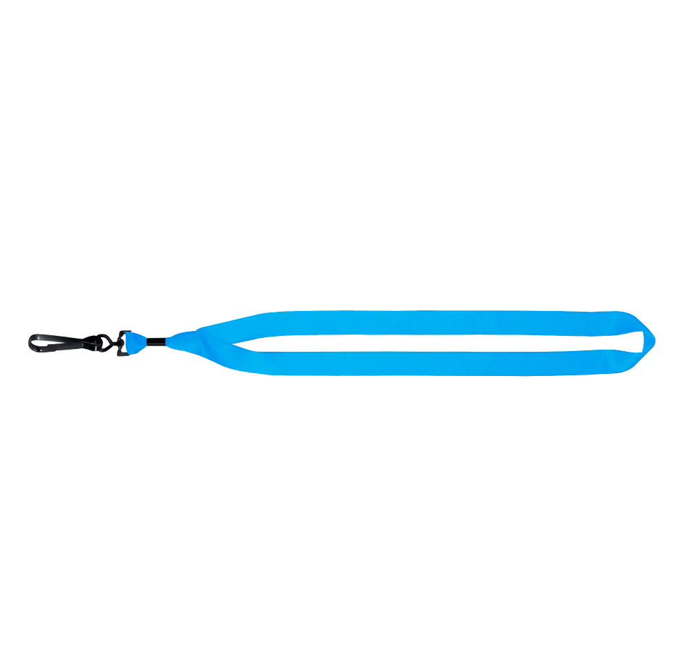 Full Color Recycled Lanyard with Metal Crimp and Swivel Hook-default