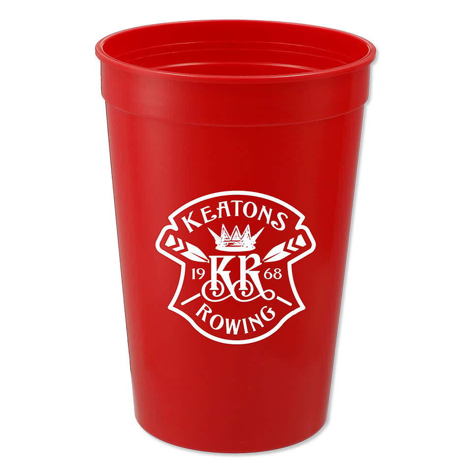 16 oz. Solid Color Stadium Cup
