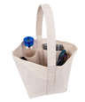 Garden 6-Pocket Reversible Cotton Canvas Tote Bag