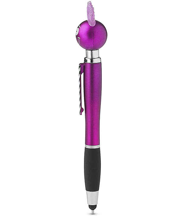 Goofy Face Lite-Up Stylus Ballpoint Pen (black ink)