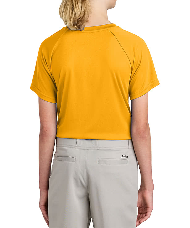 Sport-Tek Youth Competitor 2-Button Baseball Henley
