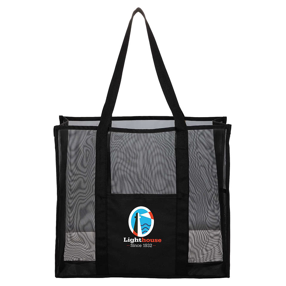 Full Color Mesh Beach Tote Bag