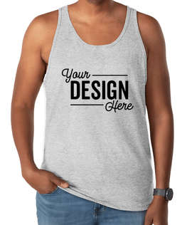 Bella + Canvas Tri-Blend Tank - Color: White Fleck Tri-Blend