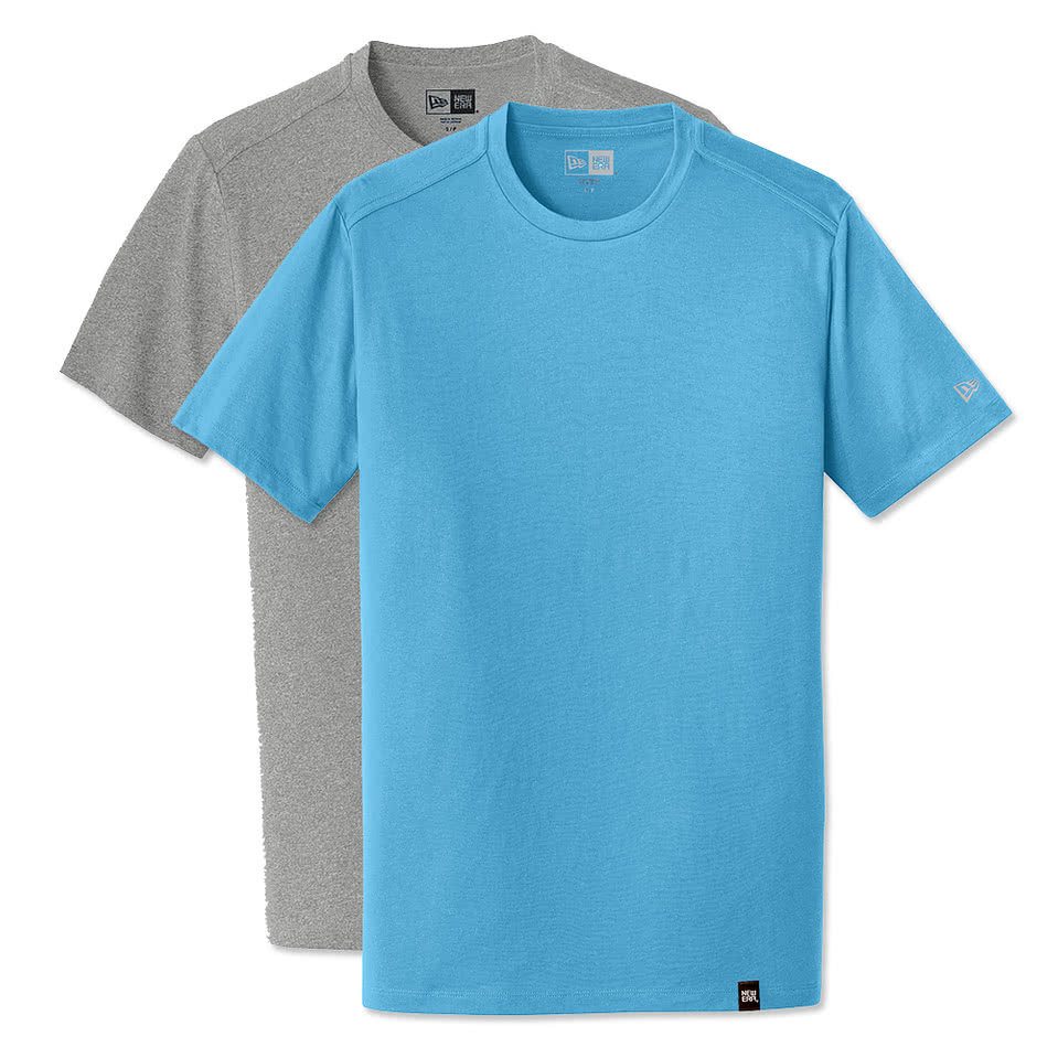 Custom New Era Heritage Blend T-shirt - Design Short Sleeve