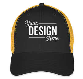 Sportsman Vintage Trucker Hat - Color: Black / Gold
