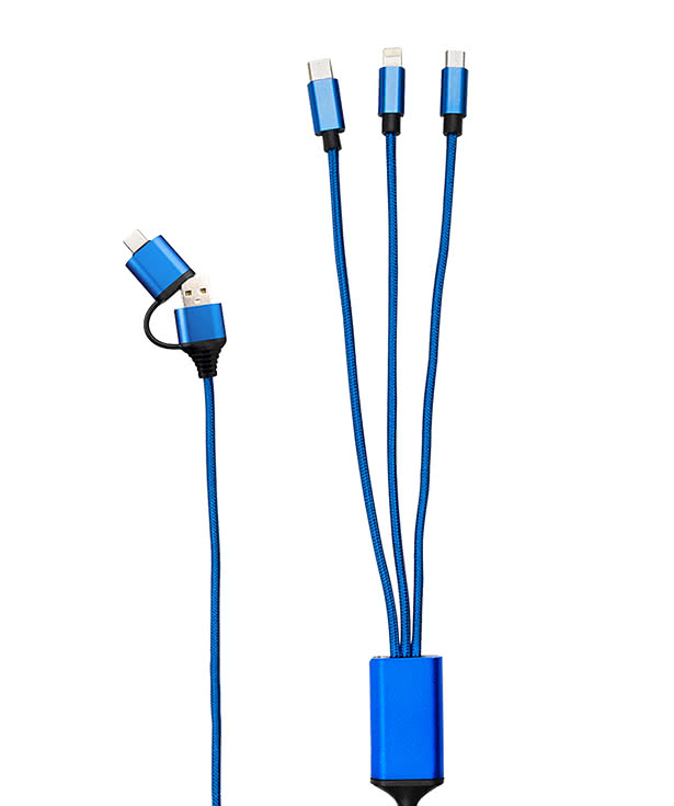 Laser Engraved 4-in-1 Charging Cable 2.0