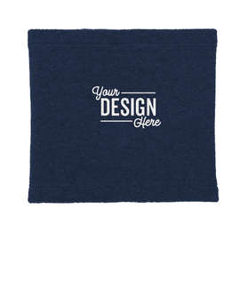 Customized Port Authority Fleece Neck Gaiter - Color: Navy