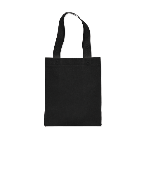 Full Color Challenger Mini Non-Woven Gift Tote Bag in Black