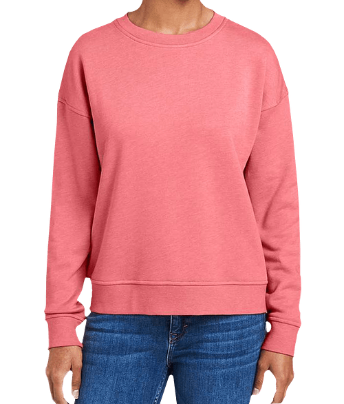 Vineyard Vines Women's Garment Dyed Crewneck Sweatshirt in Jetty Red