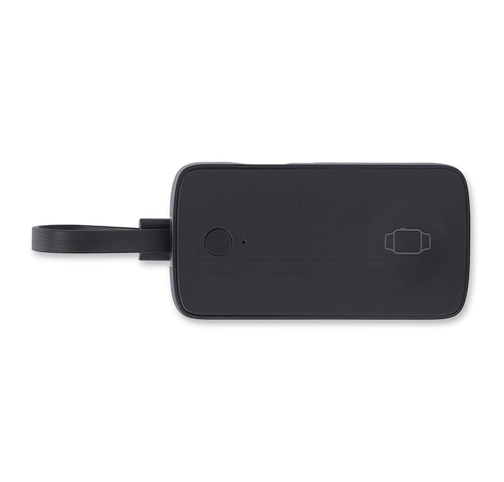 Baron 2,000 mAh Power Bank with Watch Charger & Built-In Cable-default