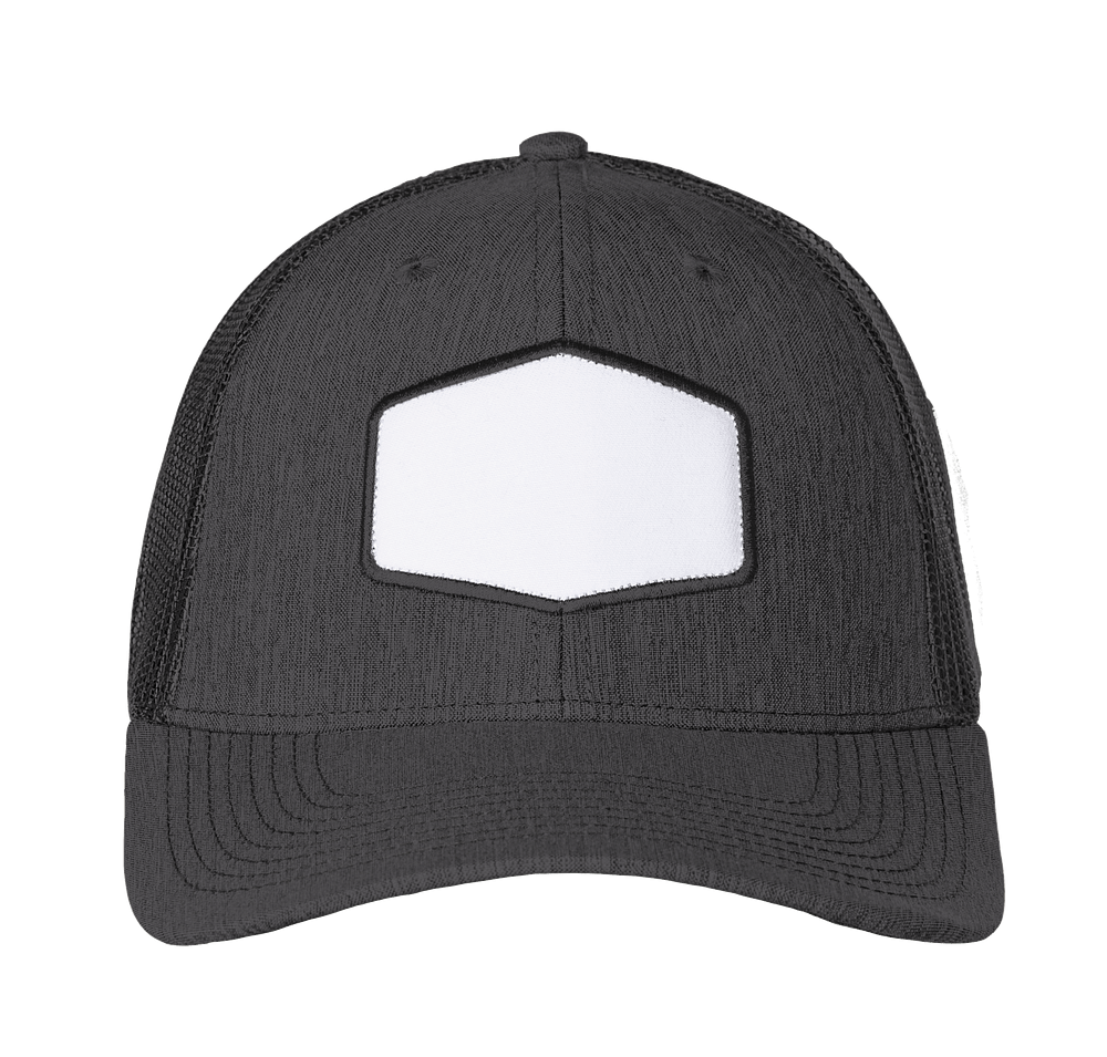 Ahead Brant Snapback Trucker Hat - Hexagon Patch - Printed-default
