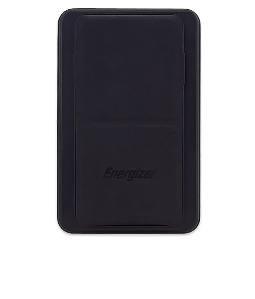 10,000 mAh Energizer Mag-N-Kick Wireless Power Bank and Phone Stand in BLACK