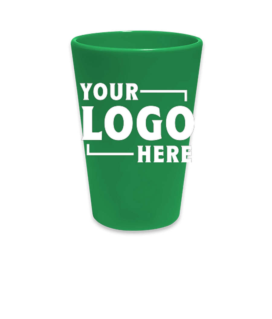 Silipint 1.5 oz. Silishot Silicone Shot Glass (Case of 24) in Classic Green