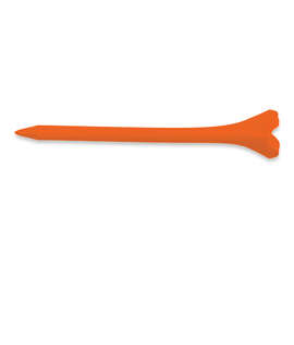 Chip Pack - 2-3/4" Golf Tees (Set of 5) - Color: Bright Orange