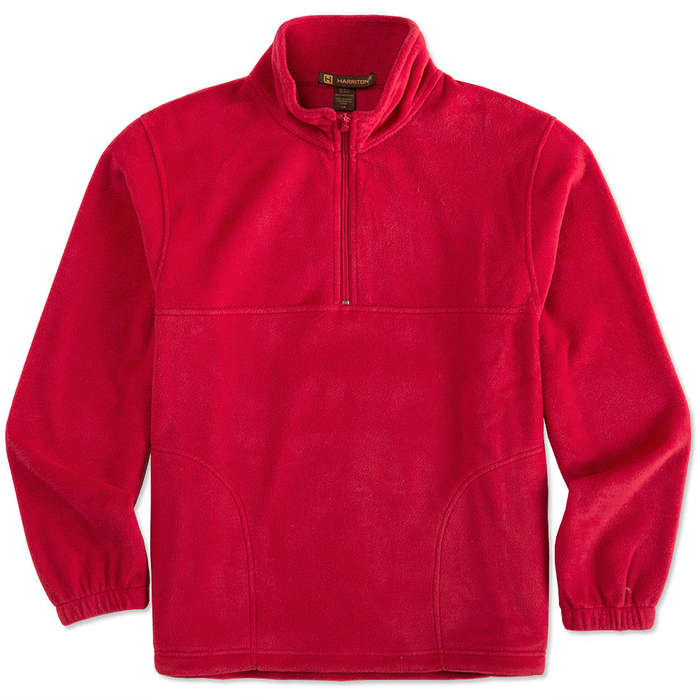 Harriton Quarter Zip Fleece Pullover