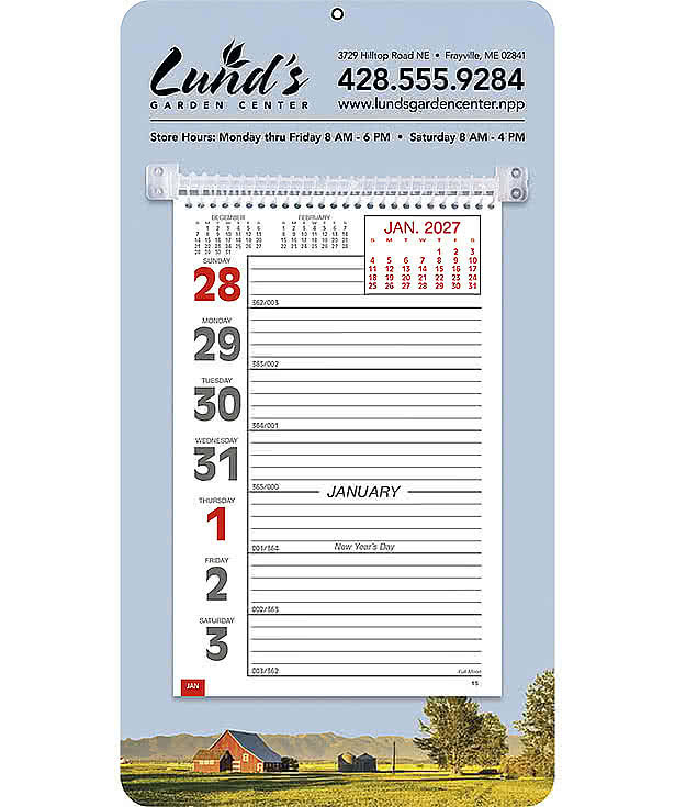 Promotional Weekly Memo Calendar