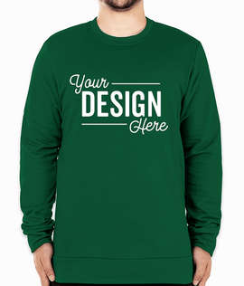 Adidas Recycled Blend Crewneck Sweatshirt - Color: Collegiate Green