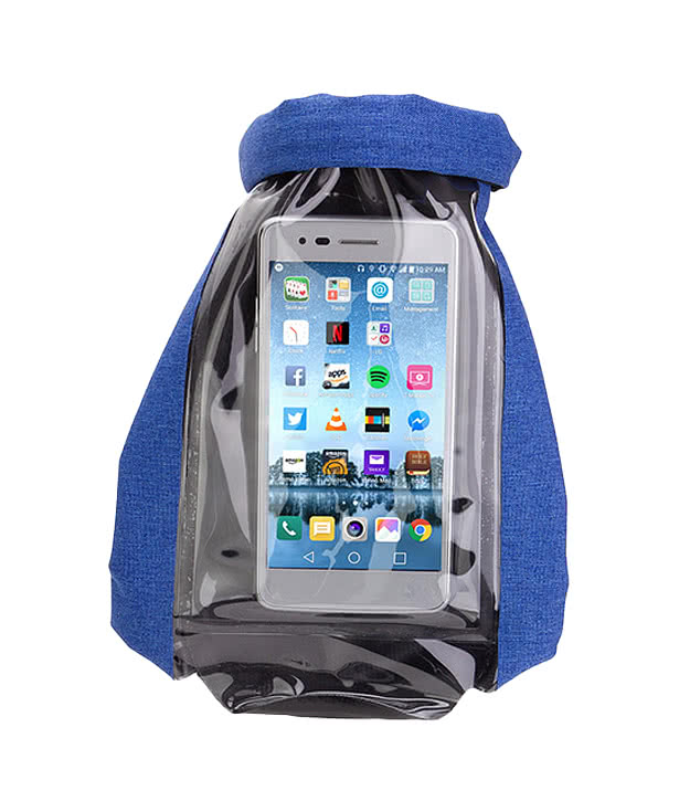 2L Waterproof Dry Bag with Touch-Through Pocket