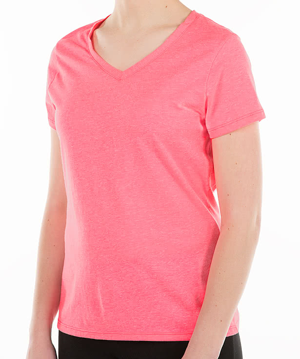 Hanes Women's X-Temp Short Sleeve V-Neck T-shirt
