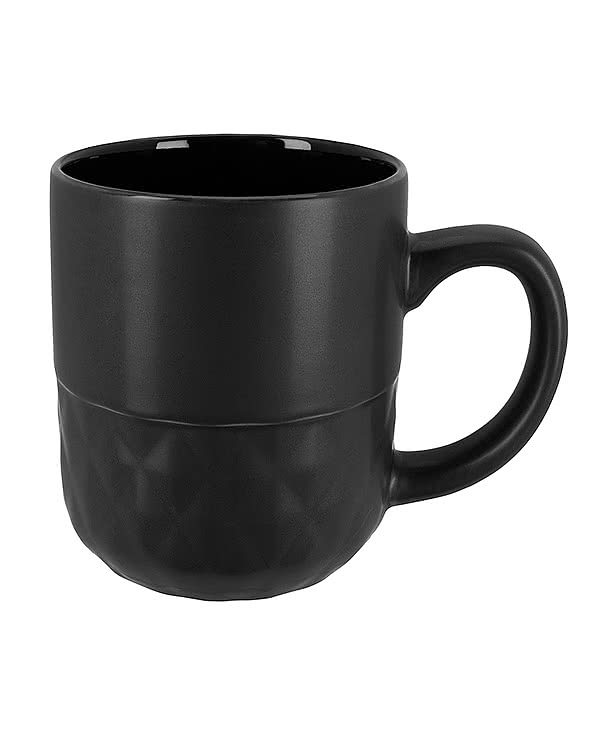 16 oz. Coffee Mug with Facet Texture