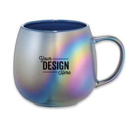 15 oz. Iridescent Ceramic Mug - Color: Blue