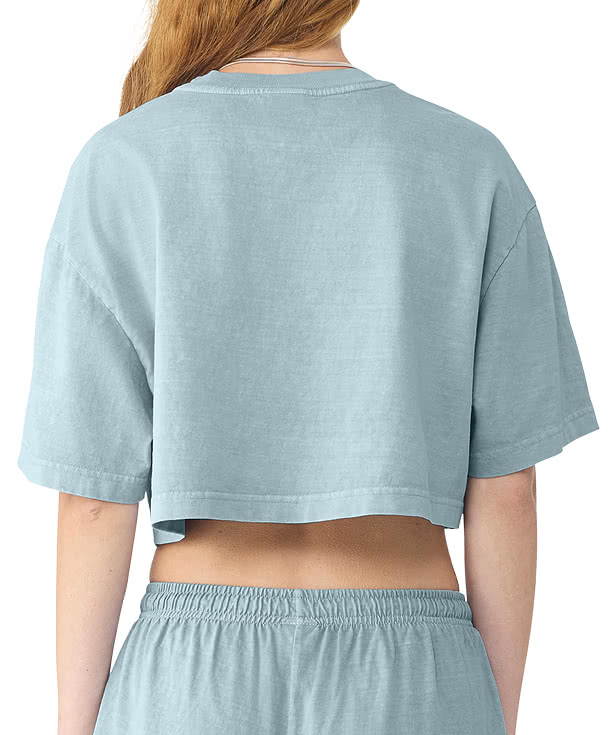 Bella + Canvas Women's Heavyweight Garment-Dyed Cropped T-shirt