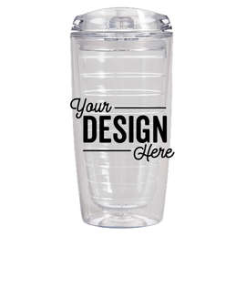 16 oz. Insulated Vortex Tumbler - Color: Clear
