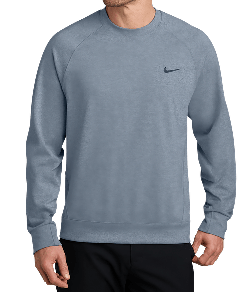 Nike Dri-FIT Primary Crewneck Sweatshirt in Navy Heather
