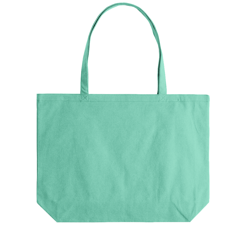 Large Midweight Pigment Dyed Canvas Tote Bag-default