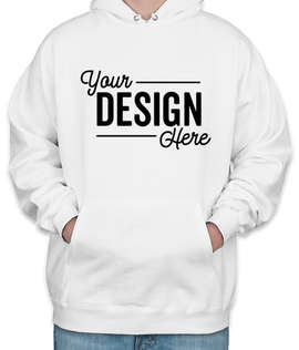 Hanes Ultimate Cotton Heavyweight Pullover Hoodie - Color: White