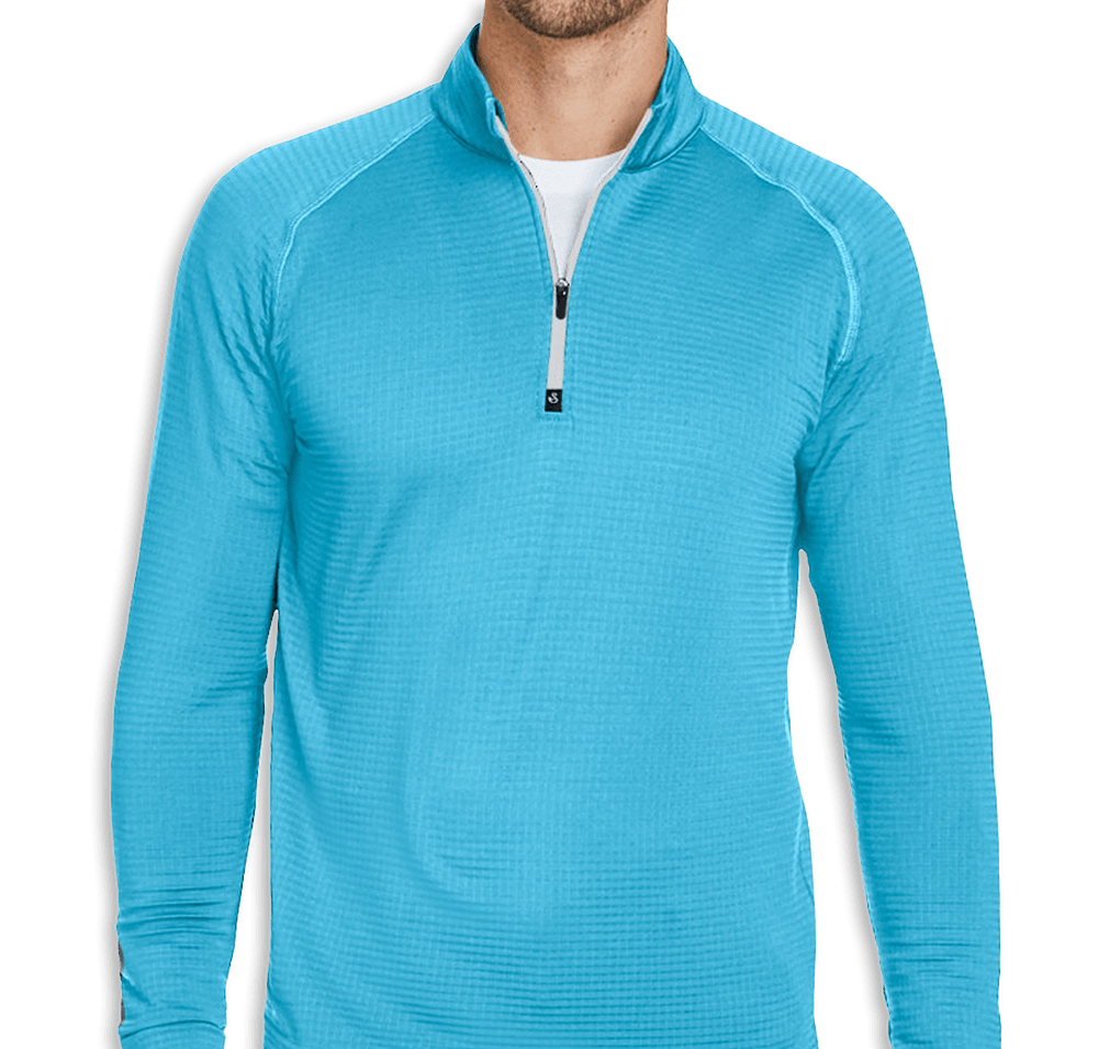 Swannies Golf Lukas Lightweight Performance Quarter-Zip Pullover-default