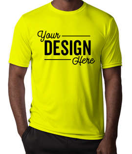 A4 Promotional Performance Shirt - Color: Safety Yellow