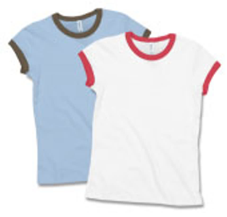 Bella + Canvas Girly Ringer T-shirt
