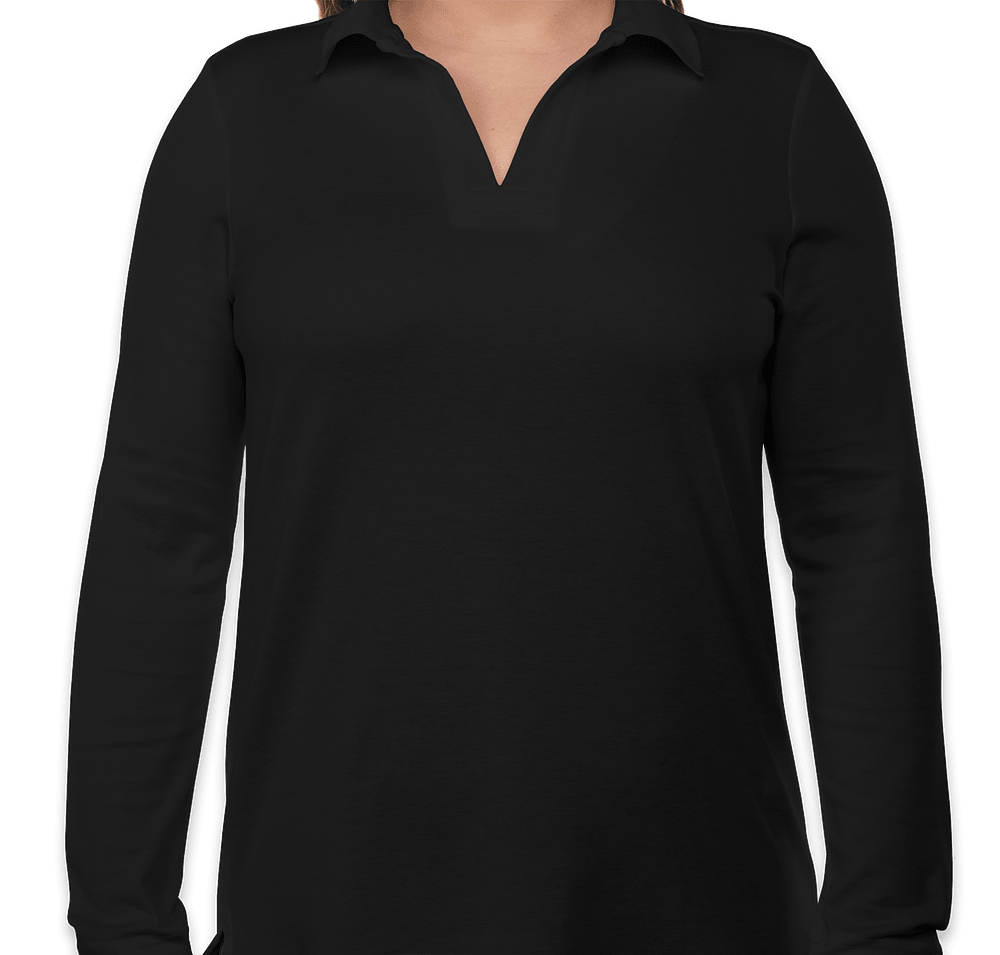 Devon & Jones Women's CrownLux Long Sleeve Performance Polo - Embroidered-default