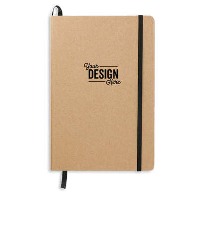 JournalBooks ® Debossed Recycled Ambassador Bound Notebook - Natural