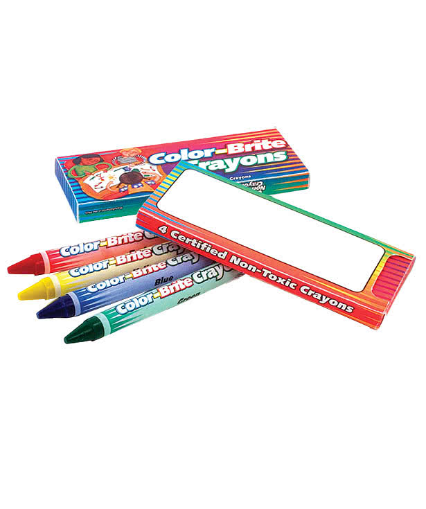 4- Piece Color-Brite Crayons