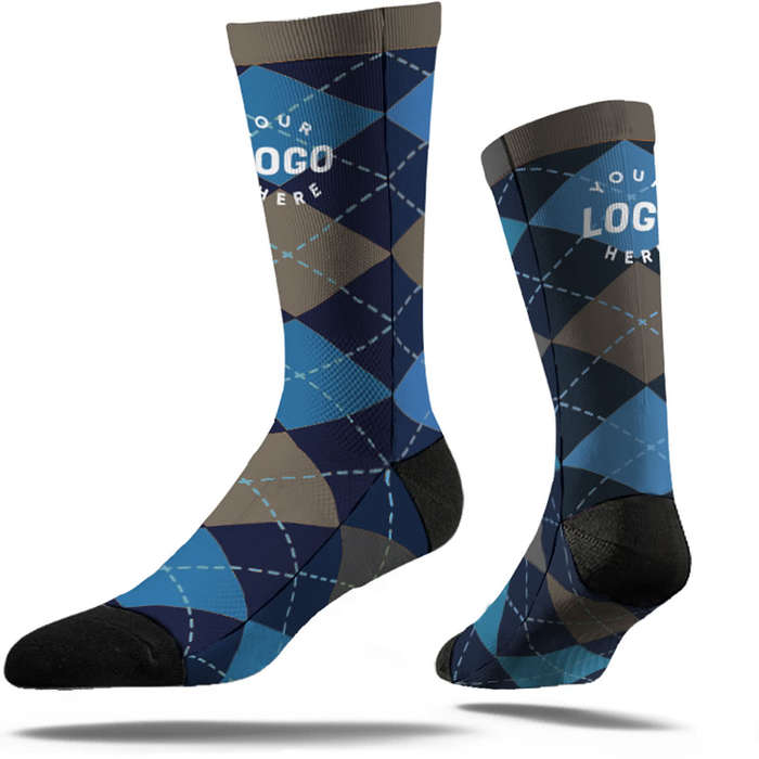 Argyle Crew Socks