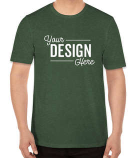 Next Level Festival Lightweight Crewneck T-shirt - Color: Royal Pine