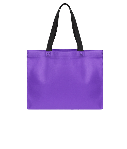 Landscape Recycled Non-Woven Tote Bag in Purple