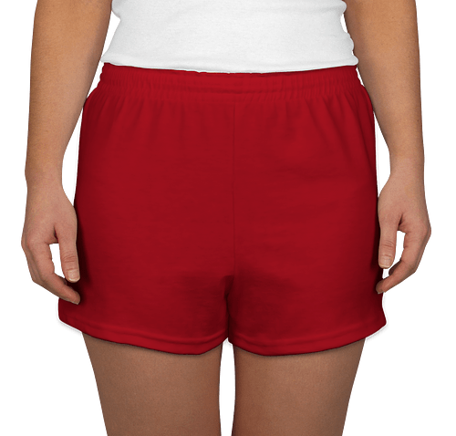 Soffe Women's Cheer Shorts in Crimson
