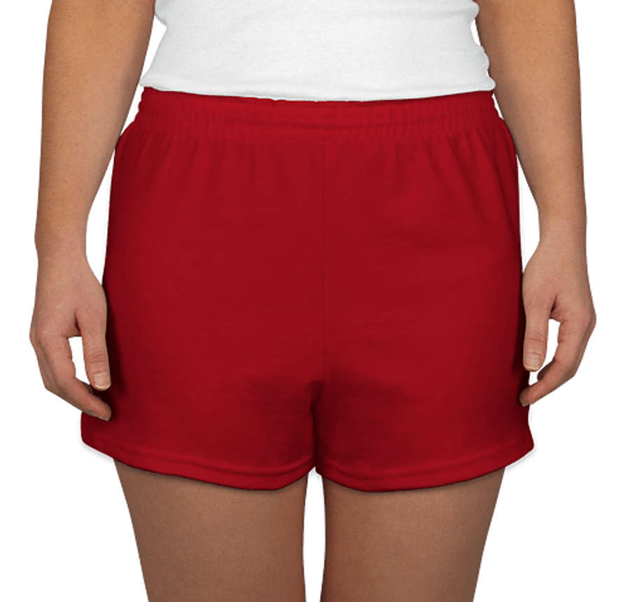 Soffe Women's Cheer Shorts in Crimson