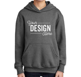 Port & Company Youth Core Pullover Hoodie - Color: Graphite Heather