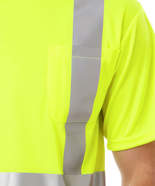 Blue Generation BLU-X-DRI Hi-Visibility Reflective Safety T-shirt