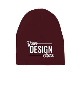 Yupoong Solid Beanie - Color: Maroon