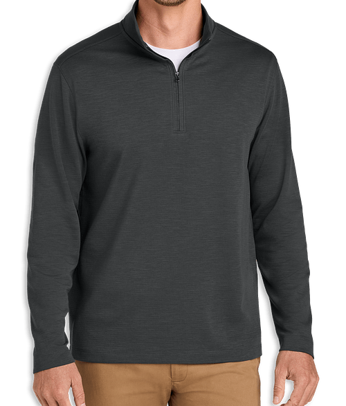 Port Authority Breakwater Lightweight Quarter Zip Pullover in Grey Steel