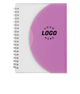 Frosted Color Block Spiral Notebook